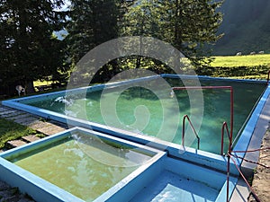 Bath and pool on the Sulzbach Alpine stream and in the Oberseetal valley, Nafels Naefels photo