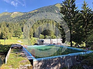 Bath and pool on the Sulzbach Alpine stream and in the Oberseetal valley, Nafels Naefels photo
