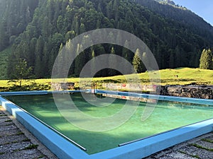 Bath and pool on the Sulzbach Alpine stream and in the Oberseetal valley, Nafels Naefels photo