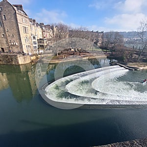 Bath river buildings