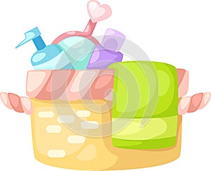Bath set vector