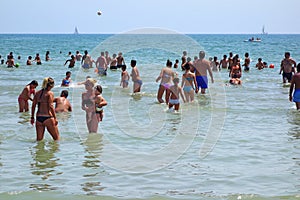 Bather Bathers Sea Summertime Fun