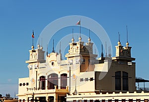 Bathhouse in palermo, mondello