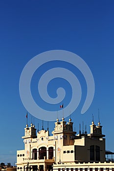 Bathhouse in palermo, mondello