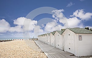 Bathing Huts at Eastbourne, East Sussex