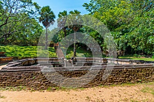 Bathing pool at the royal palace at Polonnaruwa, Sri Lanka