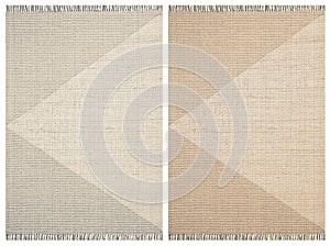 Bathmat and Carpet designs with texture and modern colors