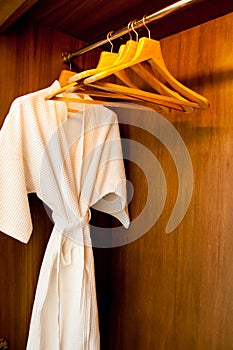 Bathrobe and Hangers photo