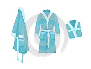 Bathrobe vector isolated