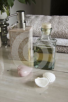 Bathroom accessories and pampering