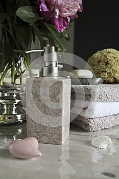 Bathroom accessories and pampering