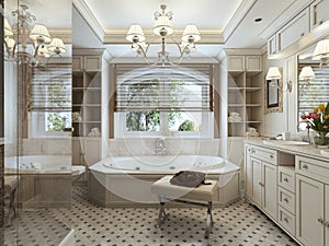 Bathroom Art Deco