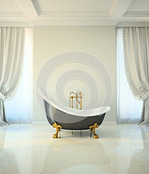 Bathroom in classic style