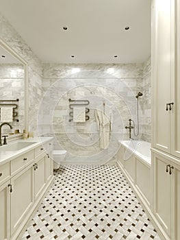 Bathroom classic style