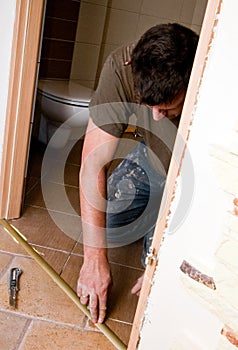 Bathroom door renovation