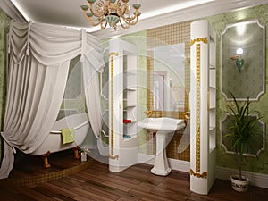 Bathroom interior