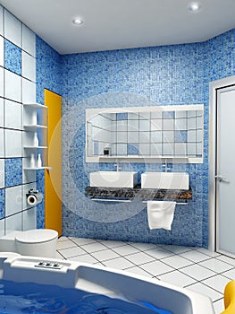 Bathroom interior