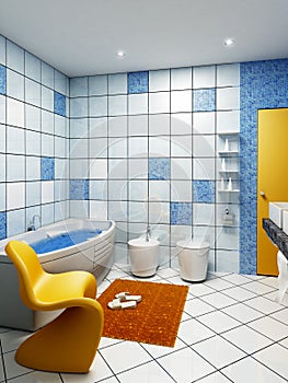 Bathroom interior