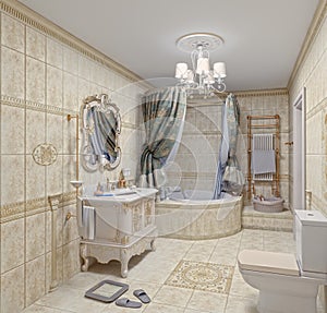 Bathroom interior