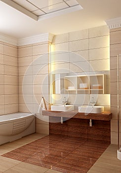 Bathroom interior