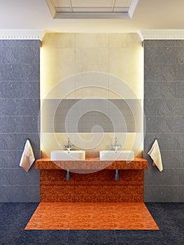 Bathroom interior