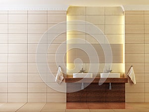 Bathroom interior