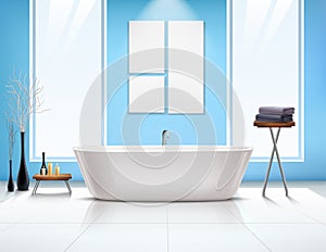 Bathroom Interior Composition