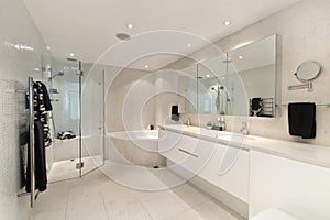 Bathroom in luxury apartment