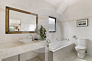 Bathroom in luxury apartment