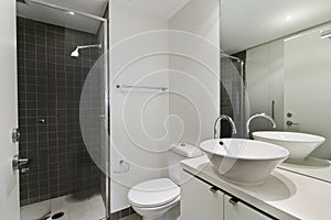 Bathroom in luxury apartment