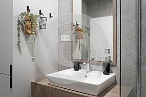 Bathroom of modern apartment