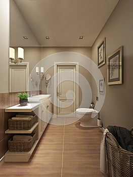 Bathroom in modern style