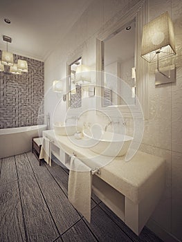 Bathroom modern style