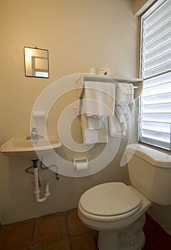 Bathroom native hotel Vieques Puerto Rico