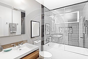 Bathroom from Photo to Drawing Illustration