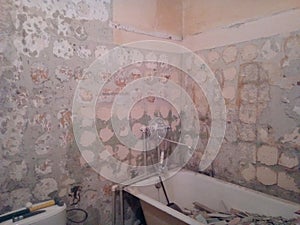 bathroom renovation preparatory work