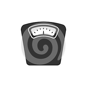 Bathroom scale icon on a white background