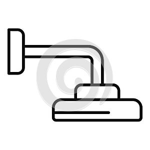 Bathroom shower head icon outline vector. Cold room