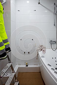 Bathroom under renovation