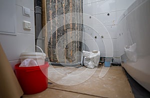 Bathroom under renovation