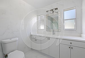 Bathroom in vacant home