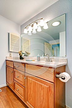 Bathroom vanity cabinet photo