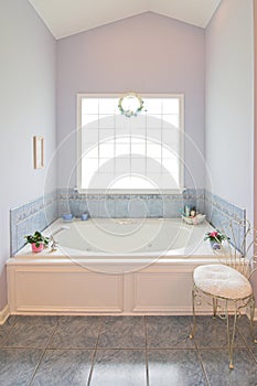 Bathroom with whirlpool photo