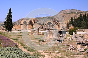 Baths Bazilica in Ancient Hierapolis