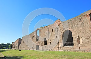 Baths of Caracalla ancient ruin Rome Italy