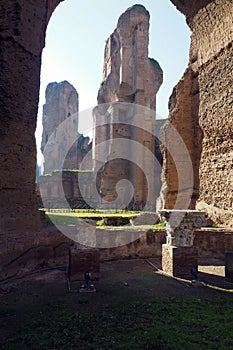 Baths of Caracalla in Rome, Italy