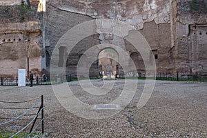 Baths of Caracalla in Rome, Italy