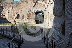Baths of Caracalla in Rome, Italy photo
