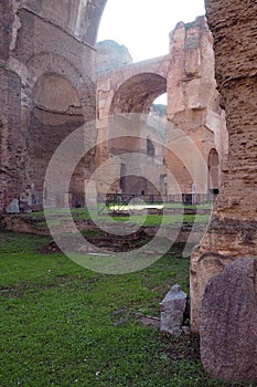 Baths of Caracalla in Rome, Italy