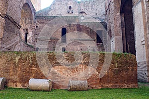 Baths of Caracalla in Rome, Italy photo